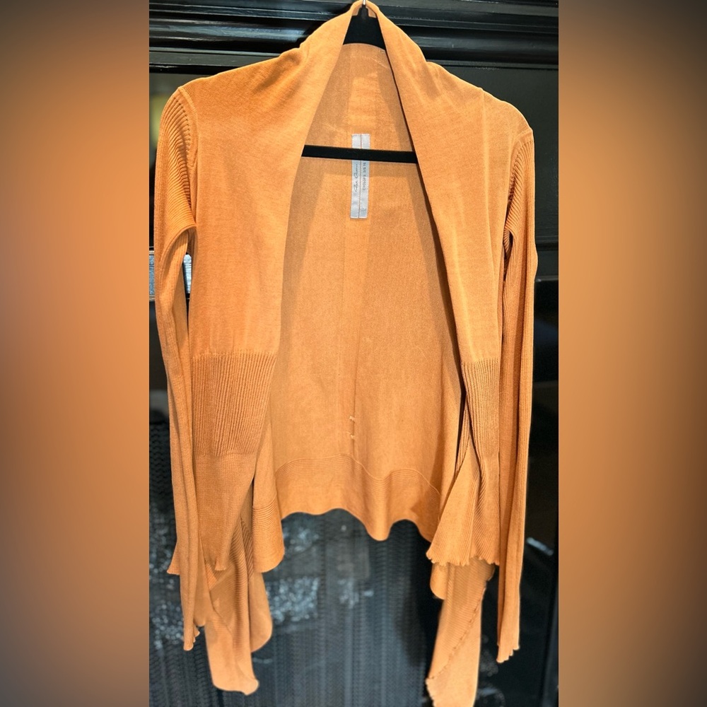 Rick Owens Cyclops Wrap Sweater umber color S/M